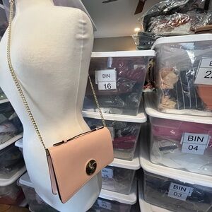 Italian Crossbody Bag with Gold Chain